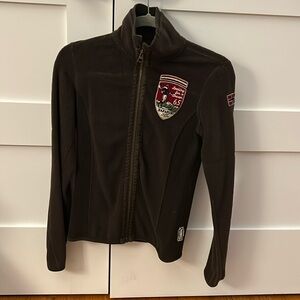 Napapijri brown zipper fleece